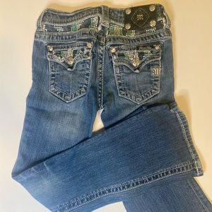 Girls Miss Me Jeans. Bootcut. Size 10